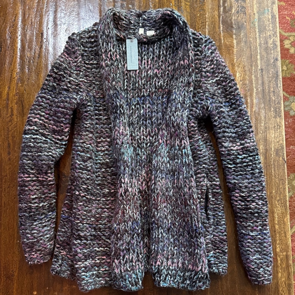 Moth Multicolor Knit Cardigan